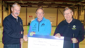 4.000 kroner i gave fra Romedal Lions